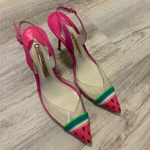 Sophia Webster Watermelon Heels